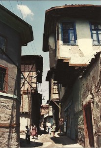 Wooden houses in İç Kale