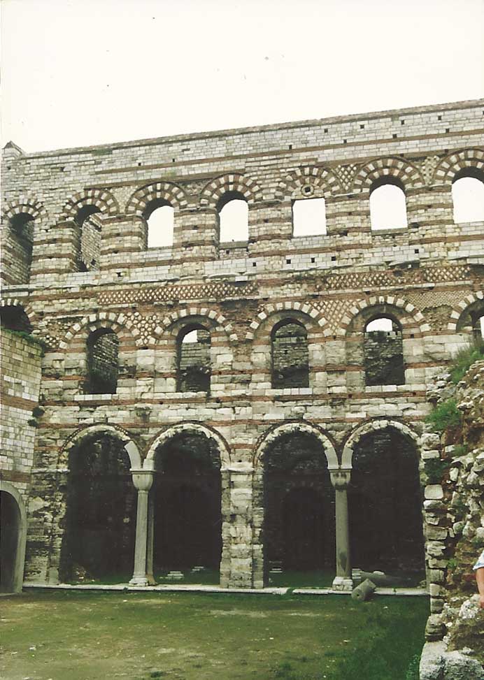 The Palace of the Porphyrogenitus. All the other Byzantine palaces in Istanbul are ruined.
