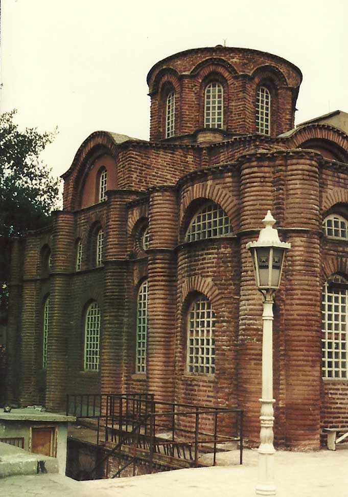 Not surprisingly, this building was wrecked by the good Christians of the Fourth Crusade. It took the Ottoman conquest to give it a decent rebuild.