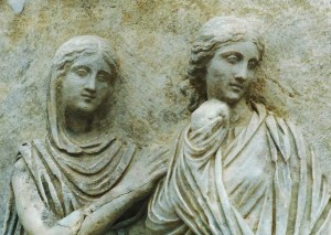 Aphrodisias. Sarcophagus figures