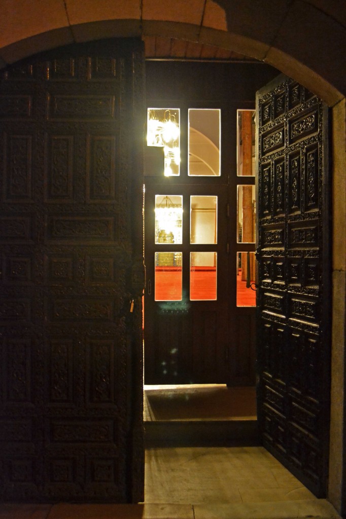 Carved wooden doors, Hızır Bey Camii, Eğirdir