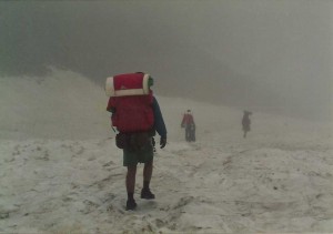 Shorts and snow.