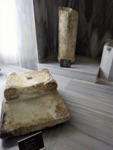 Column and capital in the Hamam Museum