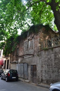 Remnant of Feneriot mansion on the grounds of the Metochion. This was presumably the residenceof the envoy from the Holy Sepulchre.