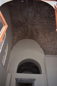 Vaulting in the narthex of the central chapel
