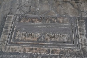 This is said to be the burial site for the Doge of Venice, Enrico Dandolo, who led the Venetians in the sack of Venice when he was blind and 90 years old.