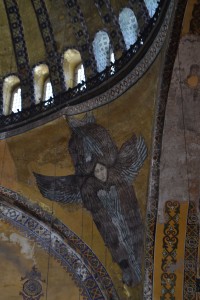 14th century mosaic of a seraph