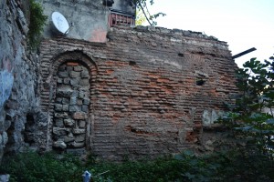 Wall of a once substantial Byzantine building in Fazilet Sokak.