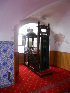 Mimber of Yeraltı Camii.