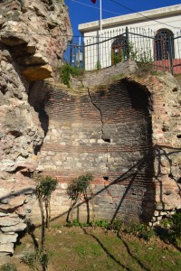 Byzantine vaulting, north-east corner of Cistern of Aspar. Probably substructure of a church.