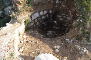 Base of dome, southern section of narthex