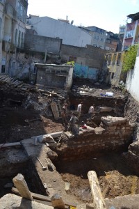 There is clearly a great deal of Constantinople to be discovered beneath the existing buildings in this area.