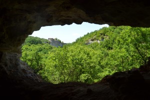 Gemi Kaya from one of the many caves in the vicinity
