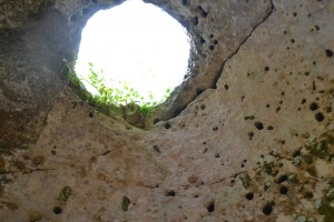 Inside one of the chambers