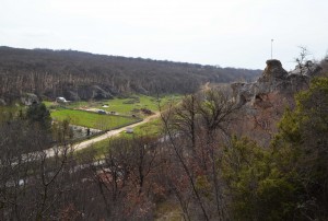 Overview of Soğucak from above Hatim Ağanın Mağara