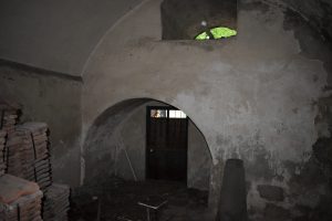 Interior of vault