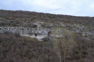 Western wall of the gorge