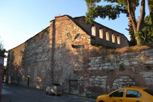north-wall Exterior of Imrahor Camii from north-west