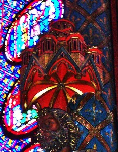 chapelle-small Church model in St Chapelle, Paris