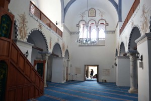 aya-sofya-nave Looking west along the nave