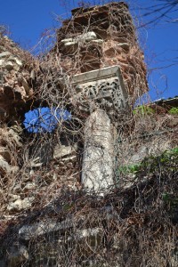boucoleon11 Raised relief Byzantine capital (Not visible in summer)