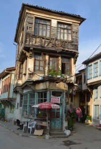 Wooden buildings in Trilye