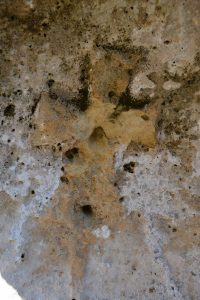 Maltese cross in chapel